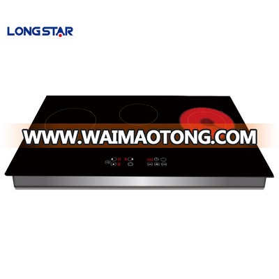 Electric Cooktop Induction/Infrared/Ceramic 5300W Cooker Hob with hot sale 3 Burners