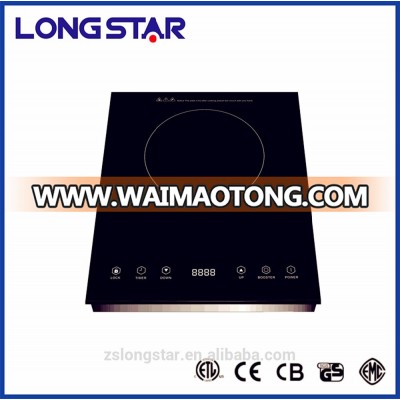 Built-in induction cooker stainless steel housing induction cooker spare parts /induction cooker ceramic glass